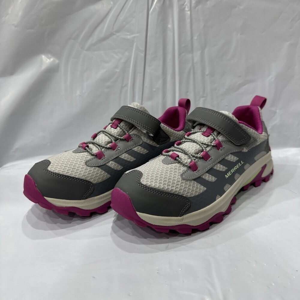 Merrell Moab Speed 2 MK167912 Kids 6 Gray Low A/C Waterproof Hiking Shoes EBS869